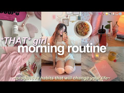 *THAT GIRL* 7am winter morning routine 🎀❄️🎧cozy & productive