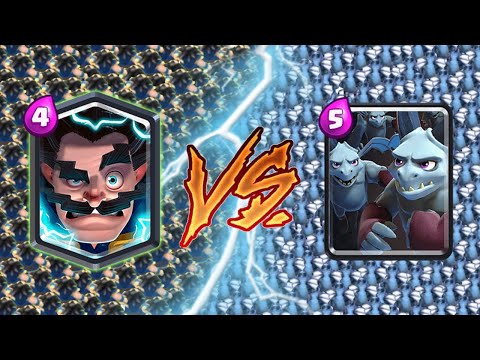ELECTRO WIZARD VS MINION HORDE - Clash Royale Challenge #261