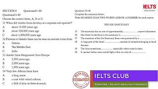 9 APRIL REAL IELTS LISTENING TEST 2023 | IELTS ACADEMIC LISTENING TEST 2023