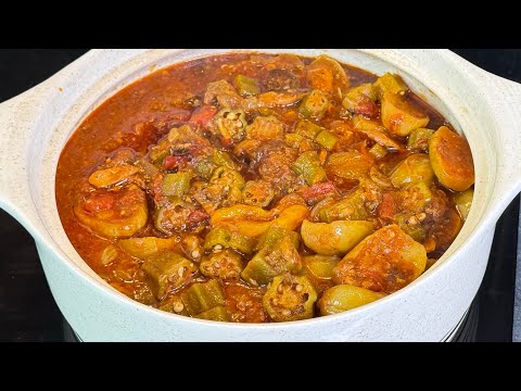 Swahili Garden Eggs With Okra Stew     #okrarecipes #gardenegg 