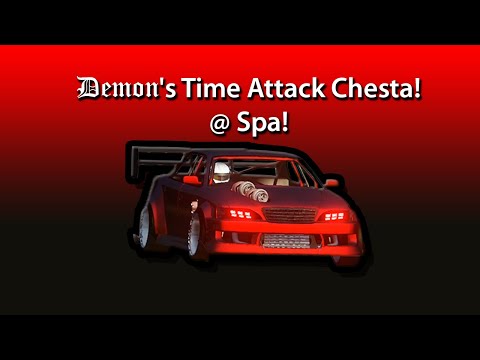 *EXCLUSIVE!* 𝕯𝖊𝖒𝖔𝖓's Time Attack Chesta @ Spa! Assetto Corsa!