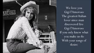The Great Gigi L&#39;Amoroso - Dalida - (Lyrics - 1987)