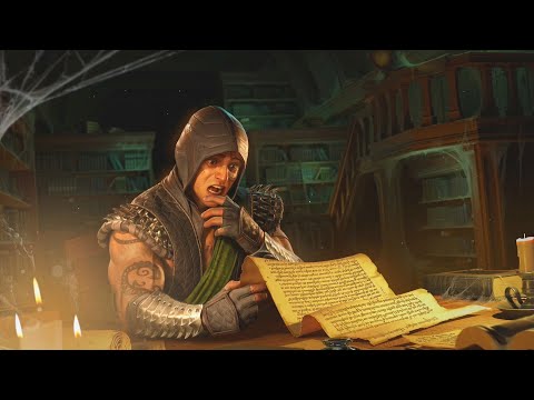 Reptile Finds Out About Shapeshifting Zaterrans In The Library - MK 1 Reptile Story Tower Ending