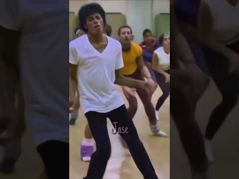 Michael Jackson in dance rehearsal for Thriller music video. #michaeljackson #popmusic