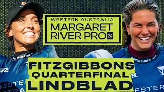 Sally Fitzgibbons vs Sawyer Lindblad | Western Australia Margaret River Pro 2024 - Quarterfinals