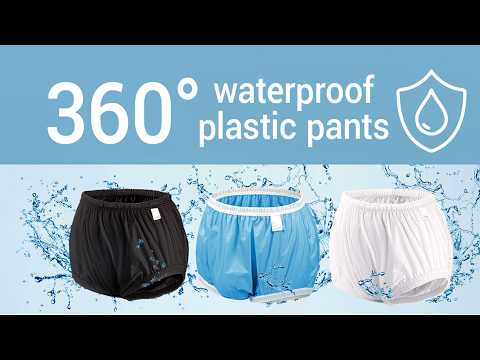 Adult Plastic Pants - The Perfect for Pairing with Disposable Diapers for Ultimate Leak Prevention