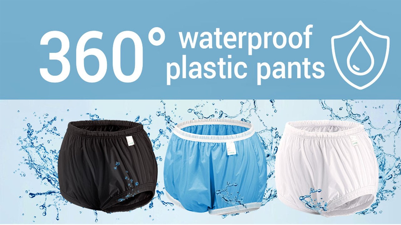 Adult Plastic Pants - The Perfect for Pairing with Disposable Diapers for Ultimate Leak Prevention
