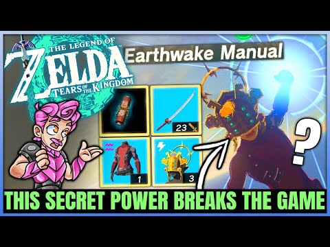 How to Get this Secret OP HIDDEN POWER - Earthwake & Yiga Clan Armor Guide - Tears of the Kingdom!