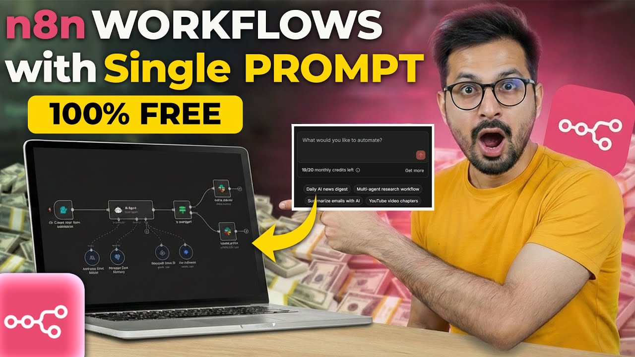 n8n AI Automation Builder: How to Build AI Automations for 100% FREE (Step-by-Step)
