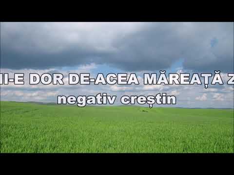 Mi-e dor de-acea măreață zi - Negativ creștin