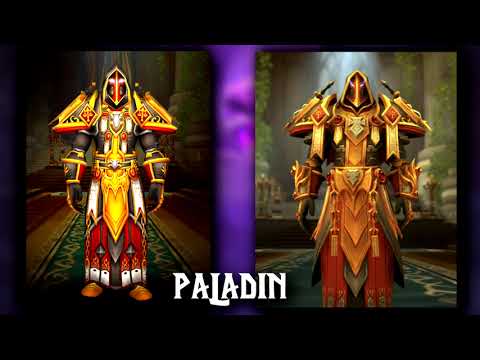 Old vs New Tier 2 Armor Sets Side by Side Comparison - World of Warcraft The War Within