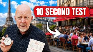 Never Eat at These Paris Restaurants! (The 10-Second Test)