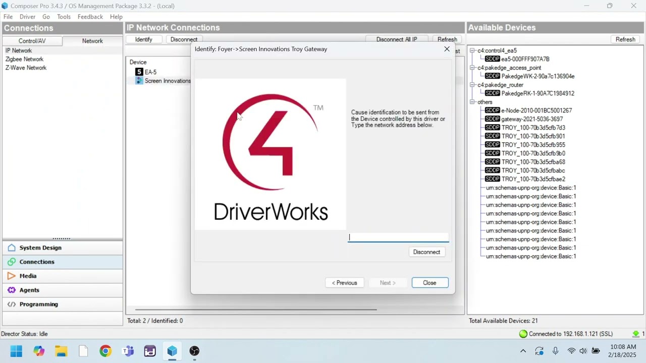 Control4 Integration