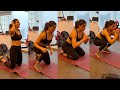 Samantha Latest GYM Workout Video With Slim FIT Dress Samantha Cinema Garage