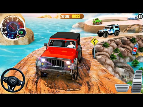 Jeep Driving Offroad Simulator 2024 - Luxury Prado 4x4 SUV Hill Climb Racing Android Gameplay