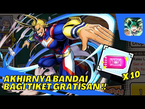 Bandai Kasih Gratis 10 Tiket Lagi Buat Gacha [My Hero Ultra Impact]