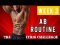 Best ABS WORKOUT with ONE DUMBBELL ONLY at HOME (15 MIN) - 4 WEEK TRANSFORMATION CHALLENGE - WEEK 3