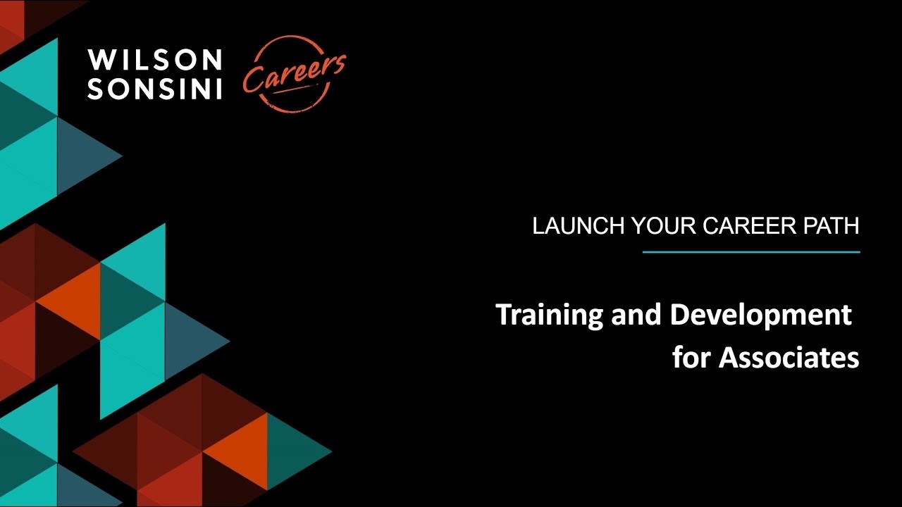 Training and Development for Associates