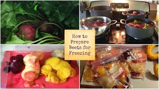 Freezing Beets [How To]