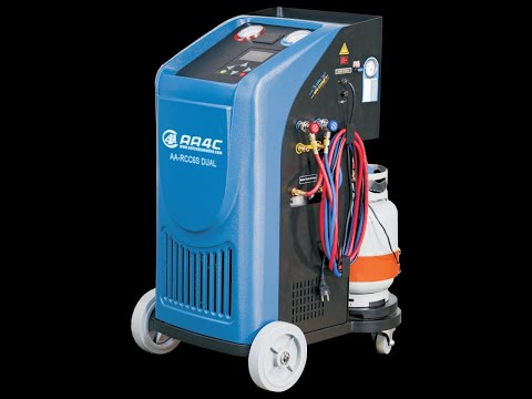 AA4C dual gas automotive A/C handling machine AA-RCC6S DUAL For both R-134a and HFO-1234yf