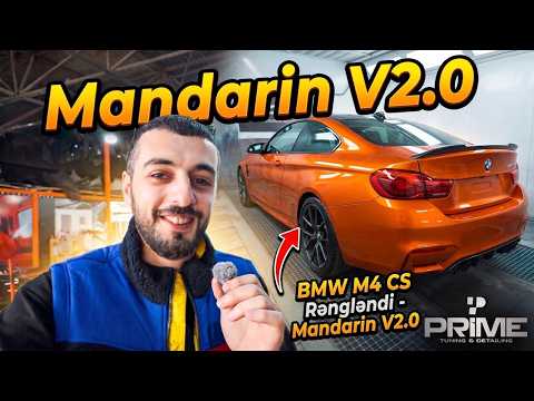 BMW M4 CS Rəngləndi - Mandarin V2.0