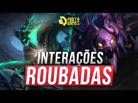 6 INTERAÇÕES ROUBADAS ENTRE CAMPEÕES DO LEAGUE OF LEGENDS