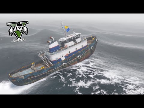 MENERJANG OMBAK GEDE ! PERJUANGAN MENJADI SEORANG NELAYAN || GTA V ROLEPLAY INDONESIA