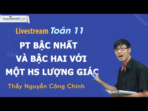 Toán 11 – Thầy Nguyễn Công Chính