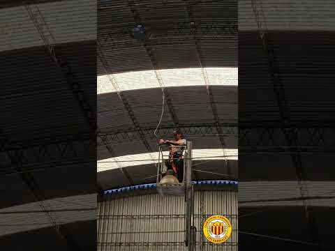 Iluminación Club Social y Deportivo Los Barriales. Junin. Mendoza  #crice #criceingenieria