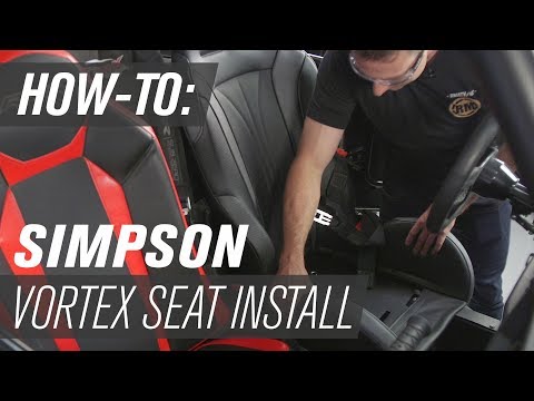 Simpson Vortex UTV Seats | Polaris RZR Seat Install