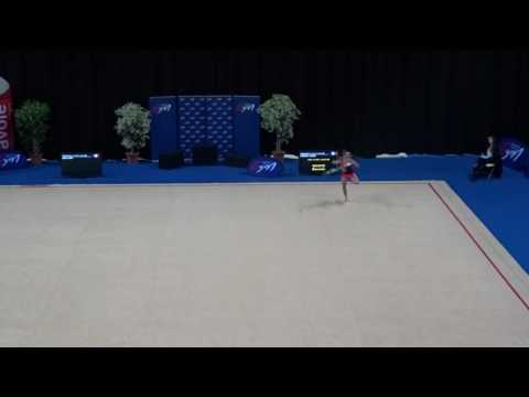 Zoé Duchesne cerceau - Nat A 16/17 ans - France Chambéry 2017