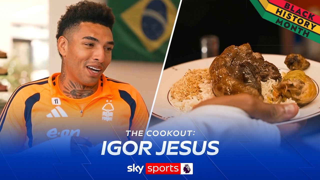 "I've NEVER tried fish and chips!" 😂 Igor Jesus on his love of Brazilian food | The Cookout