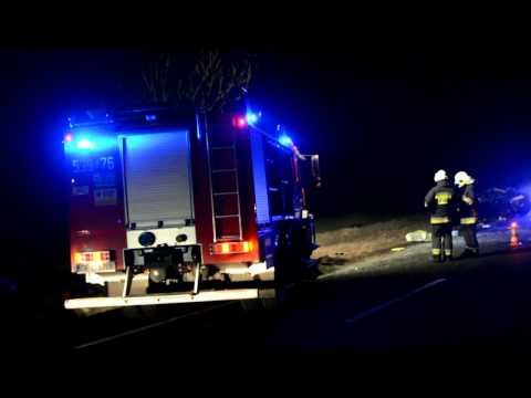 Zdarzenie drogowe na DK-12 za Radwanicami 12.02.2015