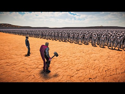 THOR & JOHN WICK VS 1,000,000 ZOMBIES - Ultimate Epic Battle