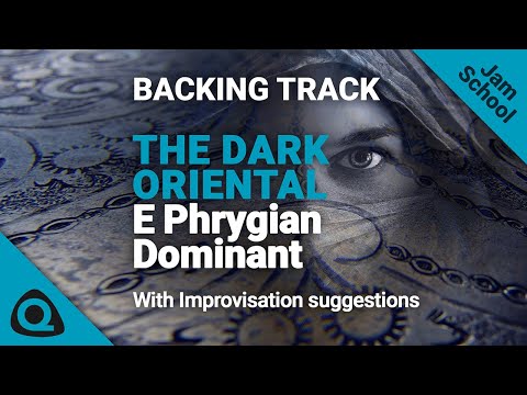 E Phrygian Dominant  BACKING TRACK – The Dark Oriental