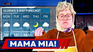 Italian Mother Does the Weather