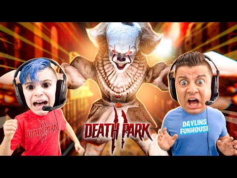 PENNYWISE the EVIL CLOWN is back! DEATH PARK 2 clown HORROR game | Part 1