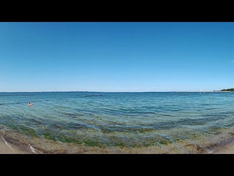 Strand in Glowe (Rügen) am Nachmittag des 06.08.2024