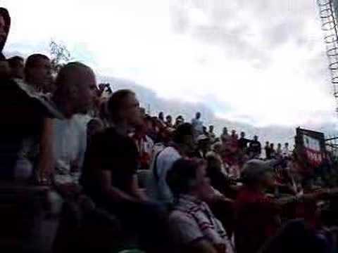 SLAVIAFOREVER.CZ  - Fanoušci při utkání Most-Slavia - 2.9.07