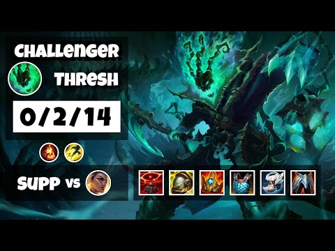 Thresh vs Rell NA Challenger SUPPORT (0/2/14) - v11.6