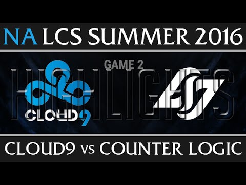 Cloud 9 vs CLG Highlights, Game 2 NA LCS Week 7 Day 3 Summer 2016 - C9 vs CLG G2
