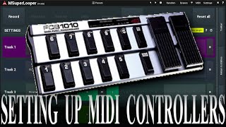 Video thumbnail for Using MSuperLooper with a midi controller by Chandler guitar