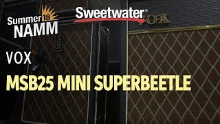 Video thumbnail for Summer NAMM 2018 Vox MSB25 Mini Superbeetle Mini-stack Demo by Sweetwater