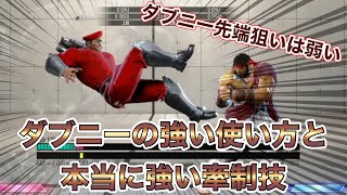 ダブニーの先端当ては弱い！ 強いダブニーの使い方と本当に強い牽制技！【ストリートファイター６ スト６ SF6 モダン クラシック ベガ ダブルニープレス 使い方 立ち回り 牽制技 解説】