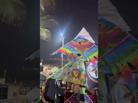 Sankranti ki Beach lo Kite Flying 🪁🌊 #shorts