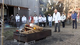 1月18日【びわ湖放送ニュース】無病息災願う　長等神社で「龍蛇綱打祭」