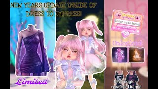 THE DTI NEW YEARS UPDATE IS HERE! (NEW CODE, NEW ITEM(S), NEW REWORKED CLOTHES AND MORE)