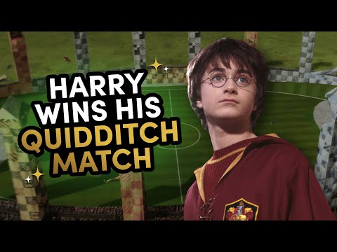 Harry Potter Wins His First Quidditch Match | Philosopher's Stone