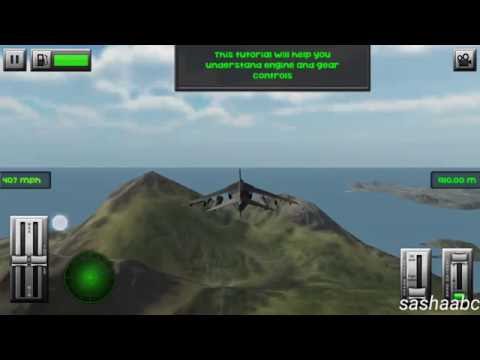 F18 Jet Flight simulator 3D обзор игры андроид game rewiew android.