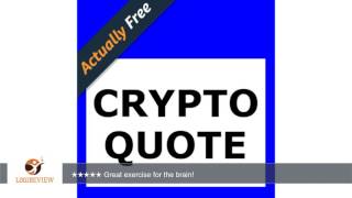 Cryptoquote - Cryptogram Puzzles | Review/Test